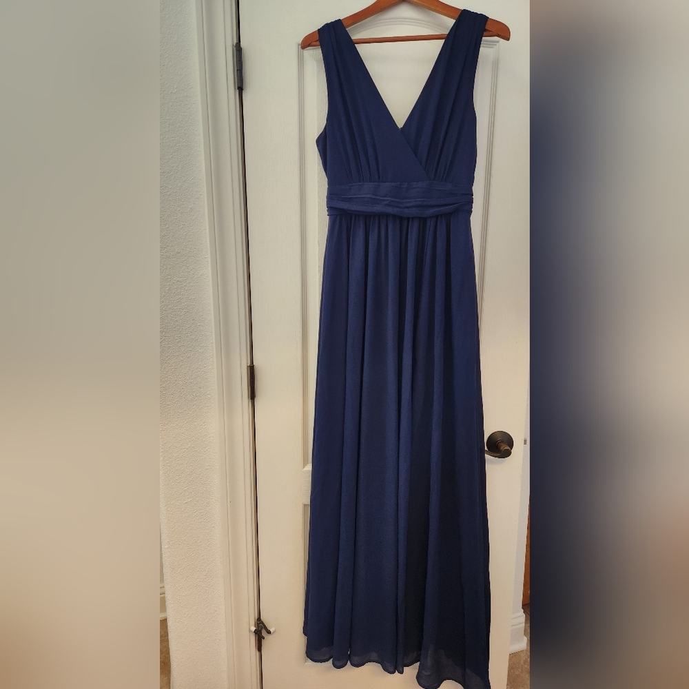 Lulu's Deep Blue Maxi Dress